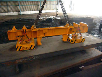 EPM Lifter for Slab handling up to 10 meter long and up to 25T